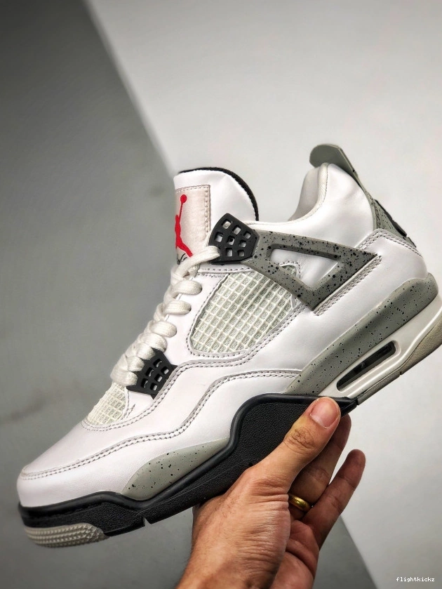 Cement 4 Jordan 840606-192 (nike) Air OG White 0901